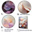 Multicolore coquillages côtiers, collage sur toile III-1894983796-1894983683