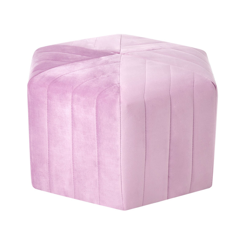 53cm Wide Hexagon No Pattern Pouffe Ottoman