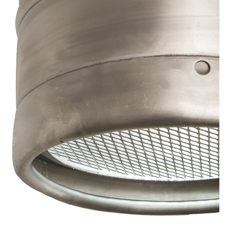 Luminaire suspendu cylindrique à 1 lumière DEL