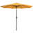 Delaplaine 9' Solid Octagon Market Umbrella with Push-Button Tilt - Gold-2009677773