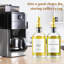 Distributeur d'huile d'olive avec plateau en bambou