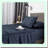 CoolCotton Deep Pocket Queen Sheet Set - Navy Blue 400TC - Fits 18"-24" Thick Mattress - Soft Wrinkle Free Cooling Sheets for Queen Bed - Extra Deep Pocket