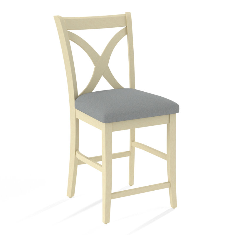 Tabouret de bar et de comptoir Hues, Finition bisque, Tabouret de comptoir (assise de 26 po de hauteur)