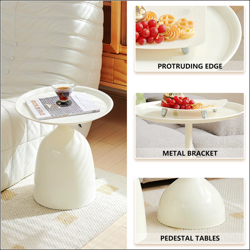 Table d'appoint blanche