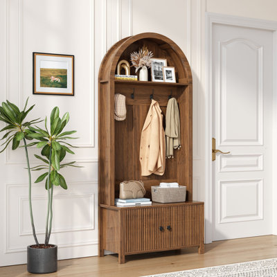 Arbre d'entrée de 31,5 po de largeur avec rangement pour chaussures