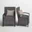 Chaise de patio avec coussin Adasha