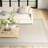 Lavande Wool Area Rug in Ivory/Black/Beige-243413081