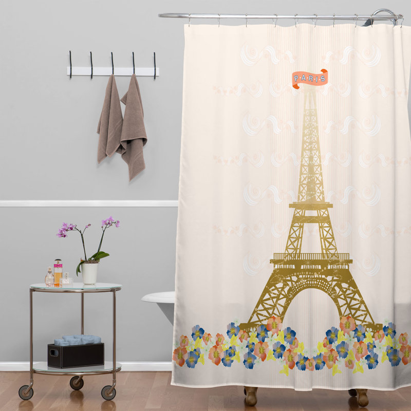 Jennifer Hill Modern Shower Curtain