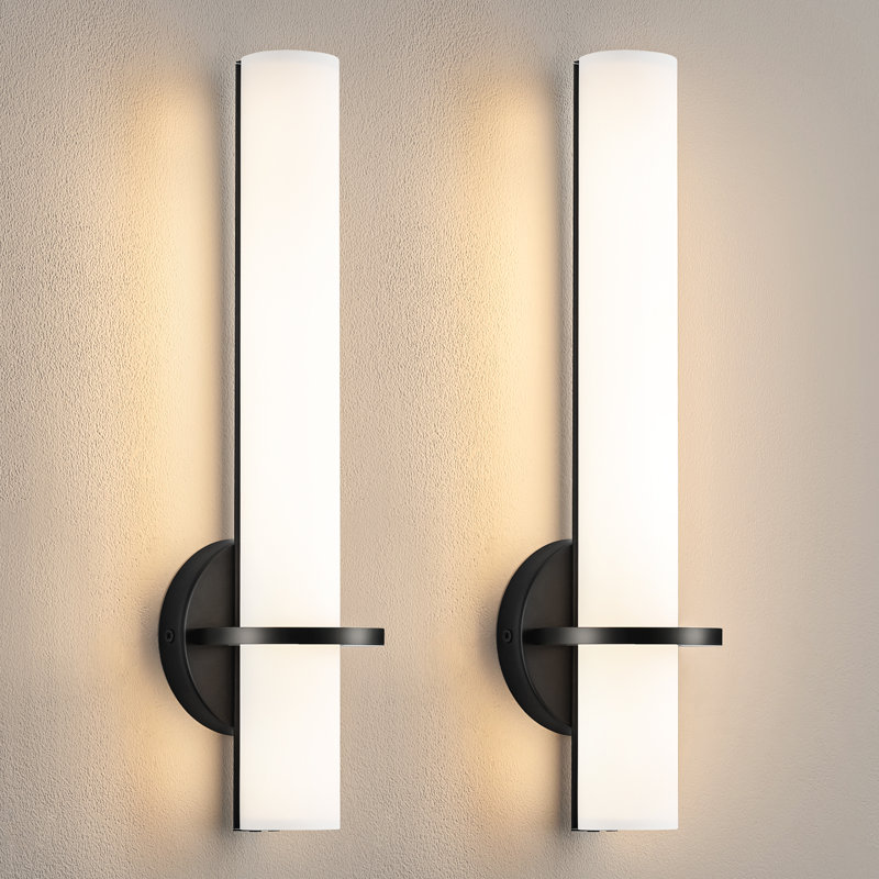 Boscobel 4.72" W Dimmable Integrated LED Wallchiere, Matte Black