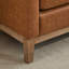 Banc de lit tapissier l 66,34 po avec structure en bois au fini patiné-1693953851