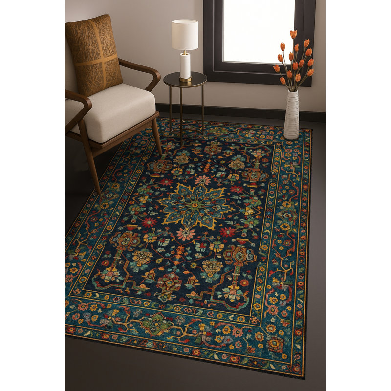 Tapis beige tissé traditionnel Mosso, 3'3" x 4'11"