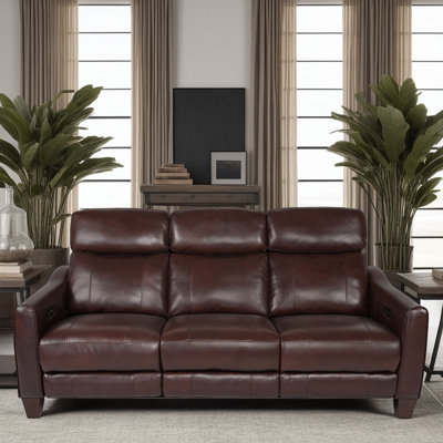 Lamaine 83'' Upholstered Power Reclining Sofa