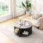 4 tables de jardin industrielles - gris, fabrication, 2 rangements pour le salon
