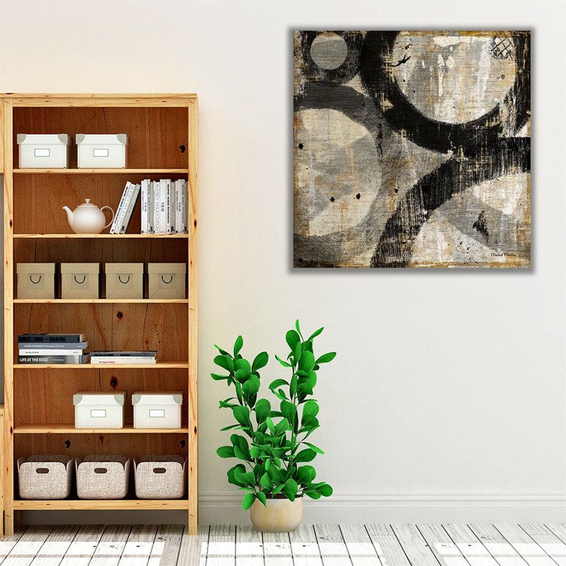 «Industrial II», reproduction d'art sur toile, 12" H x 12" W