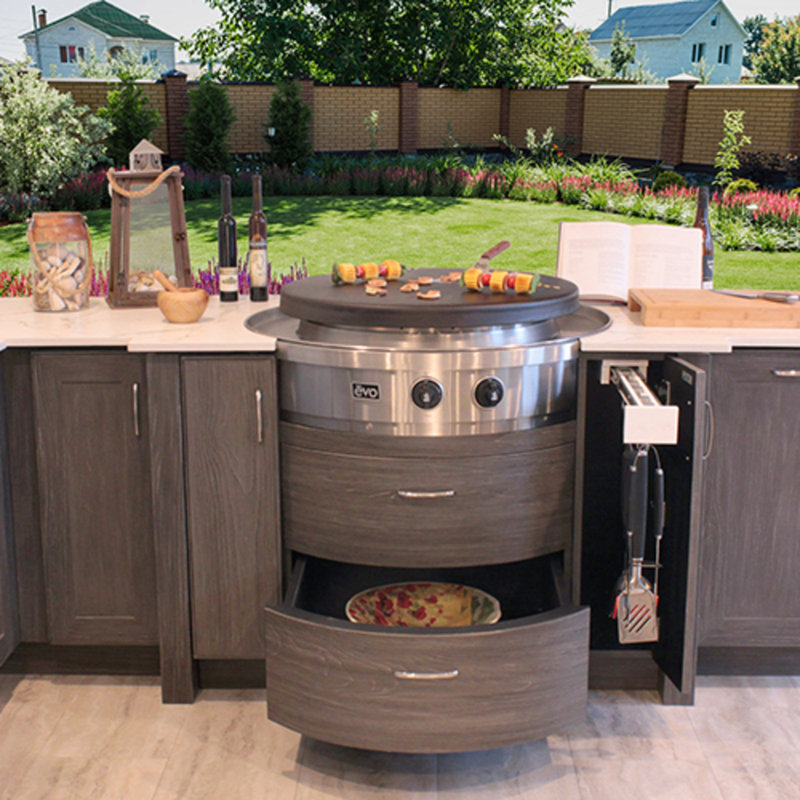Affinity 30G Drop-In with Seasoned Cooksurface NG Gas - Fully Assembled for Outdoor Use