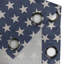 Rideau 2 panneaux à œillets East Urban Home Star, 50 po, bleu violet et brun clair-142992159