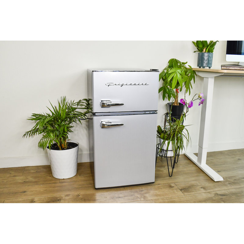 Platinum Compact Stainless Steel Top-Freezer Refrigerator