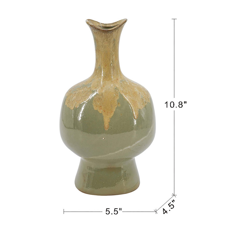 Vase 5,5 x 4,5 x 10,8 pouces