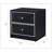 Jabir Black And Silver Accent Table