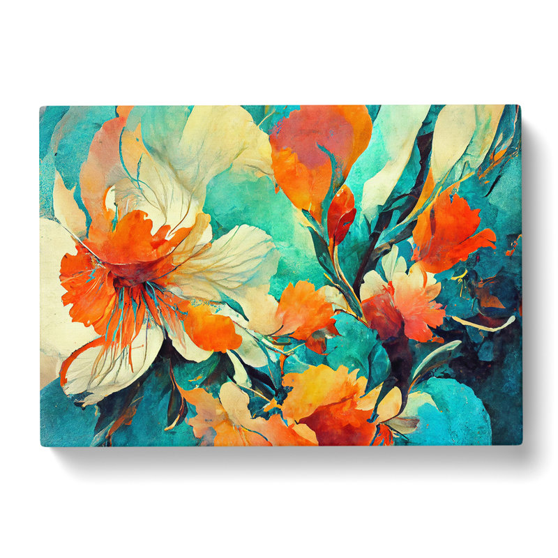 Flowers Abstract Vol.6 - Wrapped Canvas