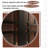Security Screen Door 36" x 80" Perforated Mesh Steel Exterior Door with Rust-Resistant Finish and Dual-Bore, Universal/Reversible Outswing Black Powder Coated, Sturdy with Optimal Airflow & Prevent Insect for Front or Patio Entry, back porches, balconies-107731413-107731417