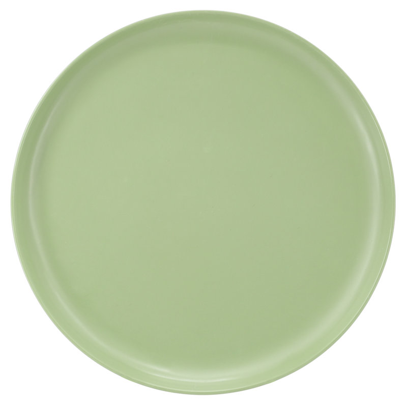 Service de table rond en mélamine 12 pièces Gibson Home Fairhope, Vert