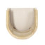 Chaise d'appoint en bois d'hévéa beige naturel-93363568