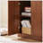 Modern Wavy Sideboard, Curved Contour Design Storage Cabinet, 4-Door Cabinet With Storage Function, Suitable For Kitchen/Bedroom/Living Room-1286546707