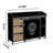 Solid Wood and Wrought Iron Kitchen Cabinets