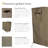 Firewood Log Rack Cover with PVC Backing - 4' - Khaki-1451298433