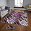 Tapis tissé élégant, 5,2 x 7,5 pieds | 100% polyester, hauteur des poils de 0,3 po, antibactérien, envers en PVC antidérapant | Lavable à la machine, impression numérique 3D | Parfait pour le salon, la chambre à coucher et la décoration intérieure-1474233778