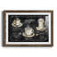 Coffee Trio - Reproduction d'art graphique sur papier encadré-912059924-912059935
