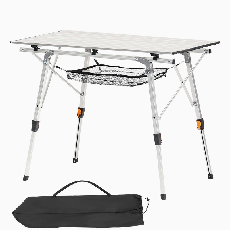 Couche de maille pliante en aluminium pour table de camping