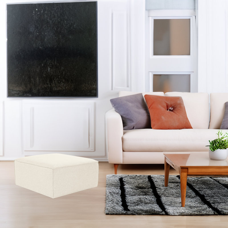Repose-pieds Zinta, Beige