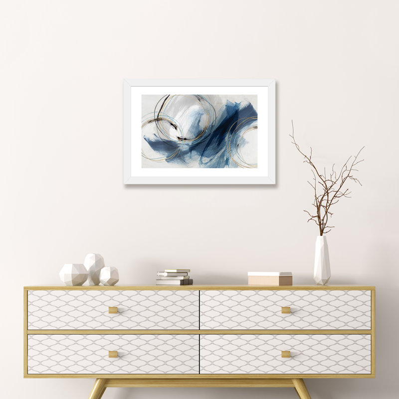 Detour by Isabelle Z Graphic Art Print, 24" H x 32" W, Framed Paper, White