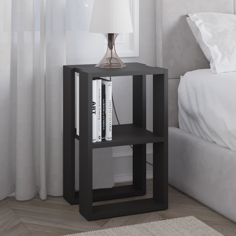 Naleah 34cm W Manufactured Wood Bedside Table