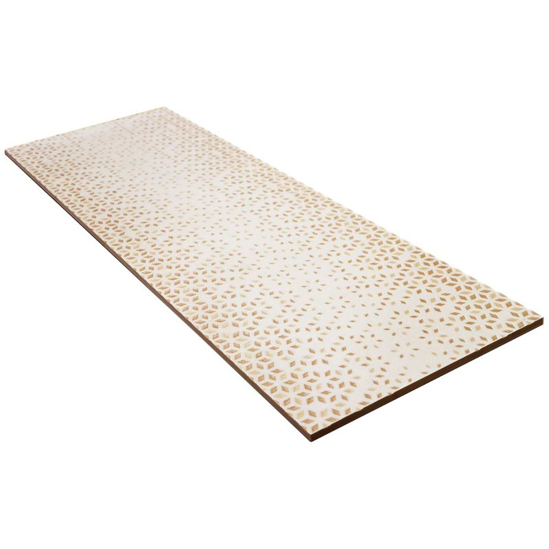 Terramay 12x36 Textured Mixed Finish Ceramic Tile, Terracotta