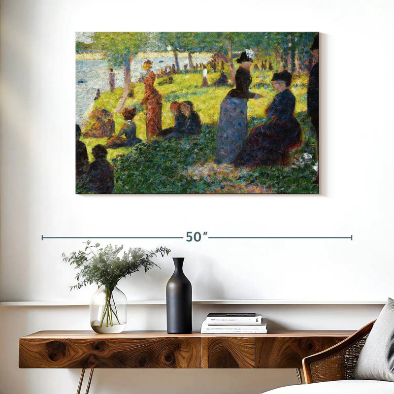 Esquisse à l'huile de Leisha pour La Grande Jatte, 1884