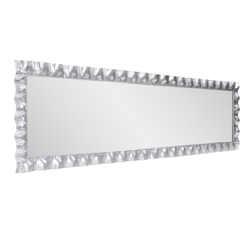 Miroir Theodore, 72 po x 20 po, Argent
