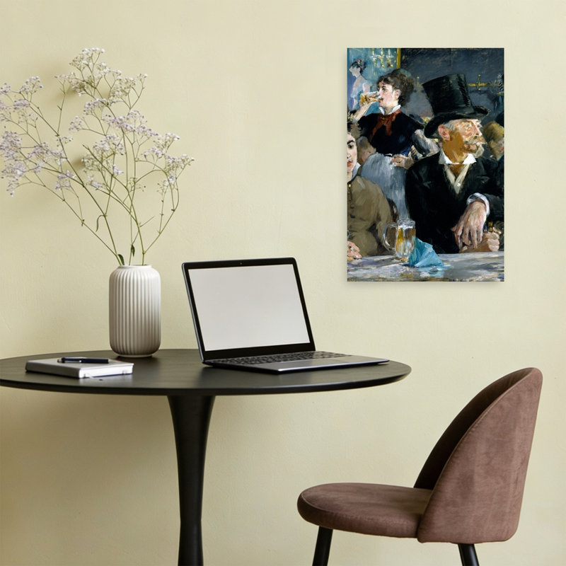 The Café-Concert, C.1879 Impressionist Abstract Contemporary Architecture Wall Art Print, 60.96cm H x 40.64cm W