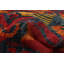 Tapis de bois one-of-kind-noué la 2010 goliath rouge/jaune 8 pi 10 po x 12 pi Céline