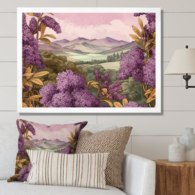 " Purple Lilac Fragrant Blossoms I "