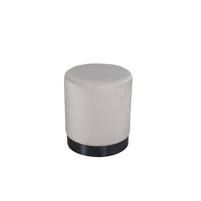 Hosea 35cm Wide Round Pouf Ottoman