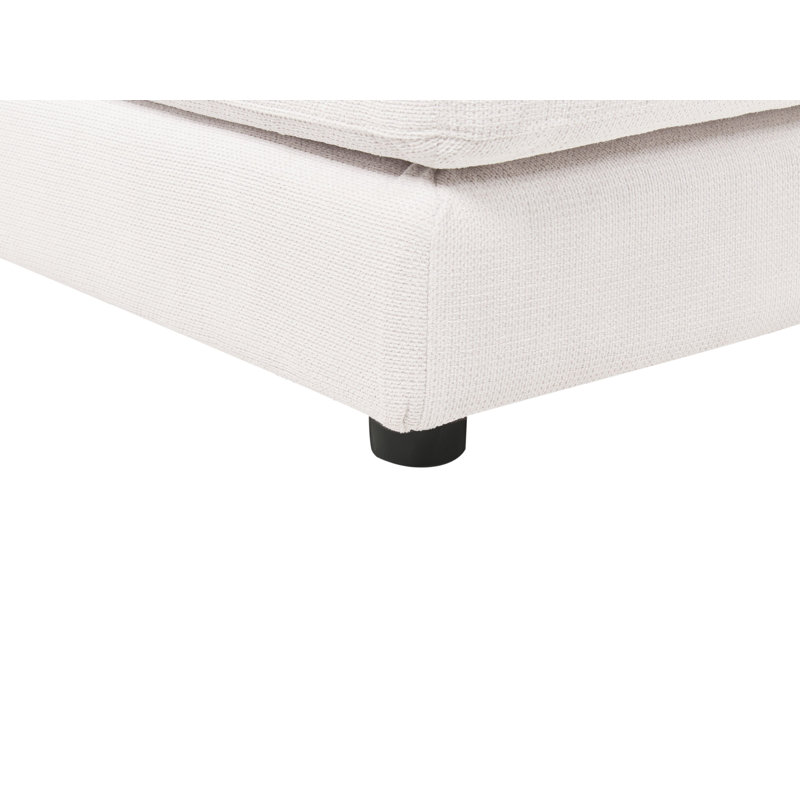 Anayla 4 Seater Corner Sofa , Right Hand Facing, White