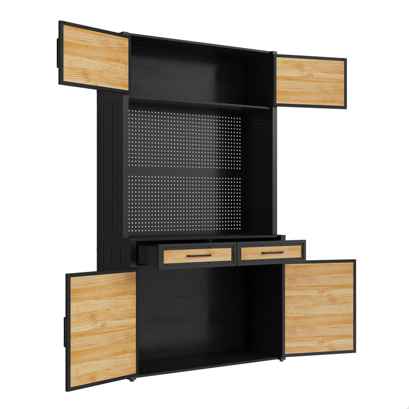 Buffet de cuisine avec garde-manger 82,7 po H 82,7 po