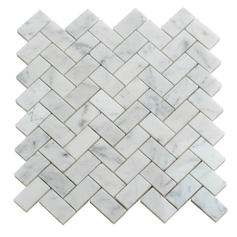 12" x 12" Marble Look Mosaic Wall & Floor Tile