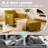 84" Extra Long Convertible 4 in 1 Sleeper Chair with Pull-Out Mechanism-1124054530