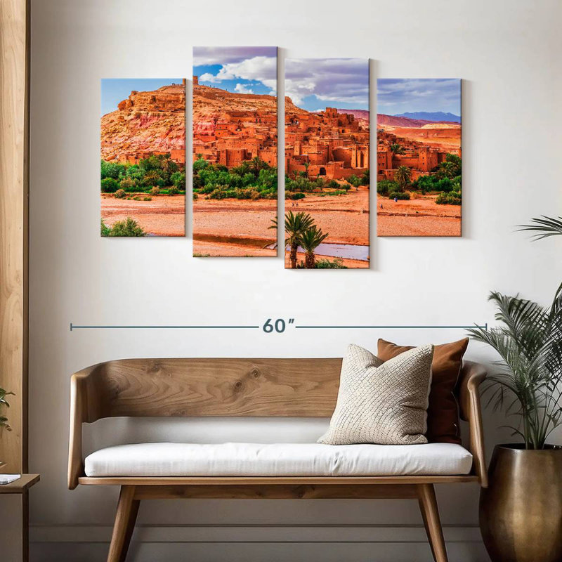 Village Ait Benhaddou, H 32 po x l 52 po