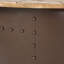 Table basse en bois et fer