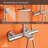 3-Function Thermostatic Shower System with 5-Setting Handheld Shower and Rough-in Valve-64077095